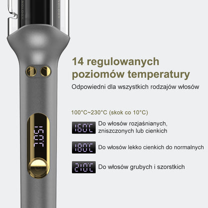 Qimmaol G-310 automatyczna lokówka (25 mm) | 14 zakresów temperatury (100–230°C) / ochrona przed oparzeniem / szybkie nagrzewanie / pielęgnacja jonowa