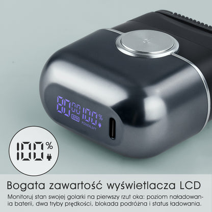 Qimmaol FK706 Mini golarka elektryczna dla mężczyzn z etui podróżnym