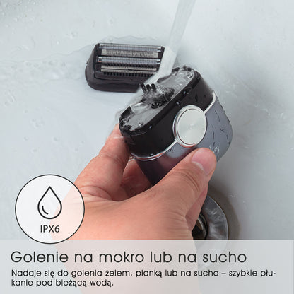 Qimmaol FK706 Mini golarka elektryczna dla mężczyzn z etui podróżnym
