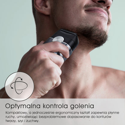 Qimmaol FK706 Mini golarka elektryczna dla mężczyzn z etui podróżnym
