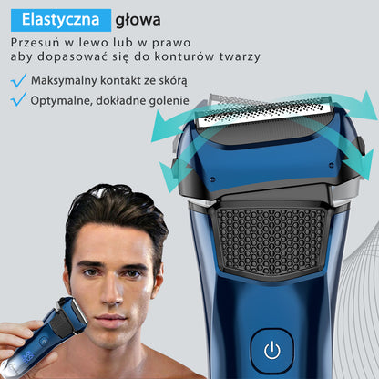Golarka foliowa FK609 dla mężczyzn, gradient niebieski